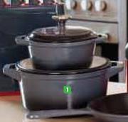 Bekker 5 Piece Cast Iron Cookware Set-Per Set