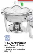 3.7Ltr Chafing Dish With Ceramic Insert-Each