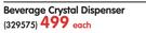 Beverage Crystal Dispenser-Each