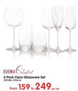 Bohemia Cristal 6 Pack Glassware Set-Per Set