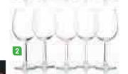 12 Piece Time To Party Wine Glassware Set-Per Set
