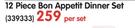 12 Piece Bon Appetit Dinner Set-Per Set