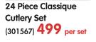 Russell Hobbs 24 Piece Classique Cutlery Set-Per Set