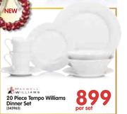 20 Piece Tempo Williams Dinner Set-Per Set