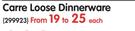 Carre Loose Dinnerware-Each