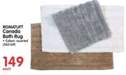 Romatuft Canada Bath Rugs In Assorted Colours-Each