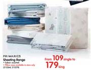 Primaries Sheeting Range In Assorted Colours(Single To King)