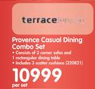 Terrace Leisure Provence Casual Dining Combo Set-Per Set