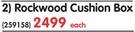 Terrace Leisure Rockwood Cushion Box-Each