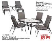 Terrace Leisure Portofino Dining Set-Per Set