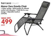 Terrace leisure manor zero gravity outlet chair