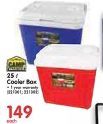 Camp Master 25L Cooler Box -Each