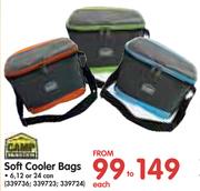 Camp Master Soft Cooler Bags (6, 12 Or 24 Can)-each 