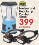 Camp Master Lantern And Headlamp Combo-Per Combo