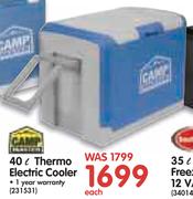 Camp Master 40L Thermo Electric Cooler-Each