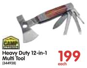 Camp Master Heavy Duty 12-In-1 Multi Tool-Each