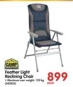 Camp Master Feather Light Reclining Chair