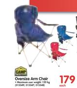 Camp Master Oversize Arm Chair-Each