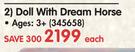 Barbie Doll With Dream House-Each