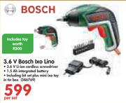 Bosch 3.6V Ixo Lino Including Toy-Per Set