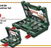 Bosch 91 Piece Drill Bit And Screwdriver Set-Each