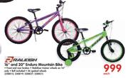 Raleigh 16” And 20” Enduro Mountain Bike-Each