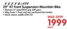Totem 29” XT Front Suspension Mountain Bike-Each