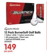 12 Pack Burnersoft Golf Balls-Per Pack