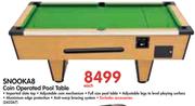 Snooka8 Coin Operated Pool Table-Each