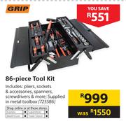 Grip 86 Piece Tool Kit