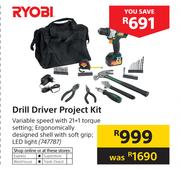 Ryobi Drill Driver Project Kit