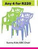 Sunny Kids ABC Chair-For Any 4