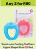 Snookums Cooling Teethers Apple Shape Blue Or Red-For Any 2