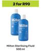 Milton Sterilising Fluid-For 2 x 500ml