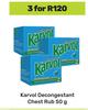 Karvol Decongestant Chest Rub-For 3 x 50g