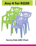 Sunny Kids ABC Chair-For Any 4