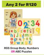 RGS Group Body, Numbers Or ABC Puzzles-For Any 2
