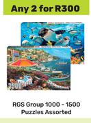 RGS Group 1000-1500 Puzzles Assorted-For Any 2