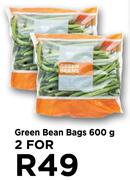 Green Bean Bags-For 2 x 600g