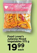 Food Lover's Julienne Mixed Vegetables-375g Each