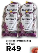 Beetroot Thriftpacks-For 4 x 1Kg