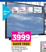 Samsung 40" N5300 Series 5 Flat Smart Full HD TV