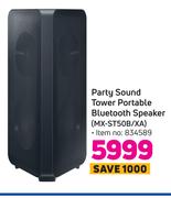 Samsung Party Sound Tower Portable Bluetooth Speaker MX-ST50B/XA