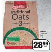 Bokomo Traditional Oats-1kg Each