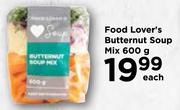 Food Lover's Butternut Soup Mix-600g Each