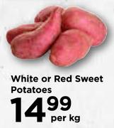 White Or Red Sweet Potatoes-Per Kg
