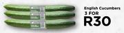 English Cucumbers-For 3