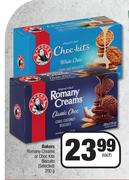 Bakers Romany Creams Or Choc Kits Biscuits (Selected)-200g Each