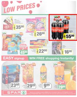 SPAR COUNTRY EASTERN CAPE : Here For you (24 August - 5 September 2021) Valid In Amahlathi, Bedford, Buffalo Flats, Cala, Centane, Hankey, Komga, Nemato, Patensie, Peddie, Zastron, Indwe, Kwa-Fetting, page 2