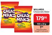 Willards Cheasnaks Baler-100 x 22g